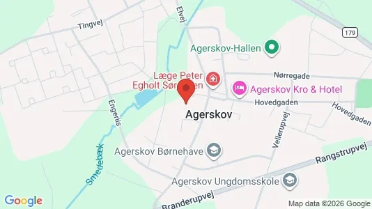 Varastot Vuokrattavana i Agerskov - Kuva Google Street Viewstä