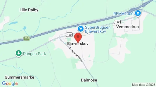 Clinics Vuokrattavana i Bjæverskov - Kuva Google Street Viewstä