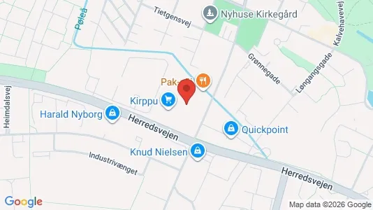 Varastot Vuokrattavana i Hillerød - Kuva Google Street Viewstä