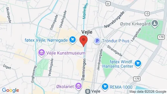 Clinics Vuokrattavana i Vejle - Kuva Google Street Viewstä
