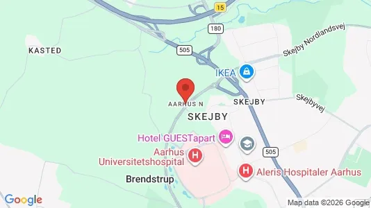 Kaupat Vuokrattavana i Aarhus N - Kuva Google Street Viewstä