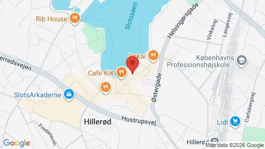 Clinics Vuokrattavana i Hillerød - Kuva Google Street Viewstä