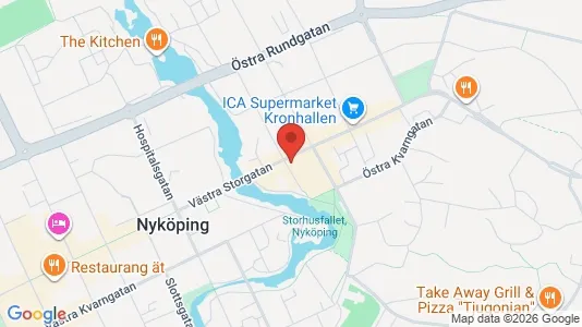 Kontorlokaler til leje i Nyköping - Foto fra Google Street View
