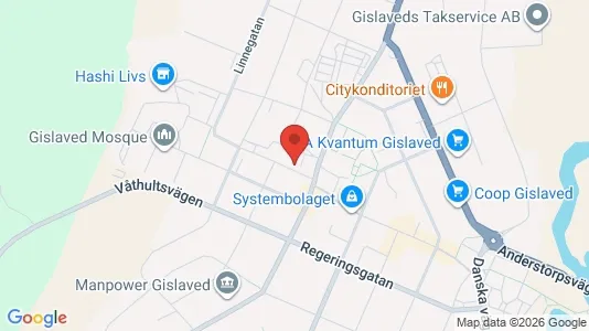 Liikekiinteistöt Vuokrattavana i Gislaved - Kuva Google Street Viewstä