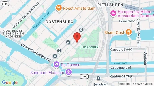 Commercial properties for rent i Amsterdam Centrum - kort over placeringen
