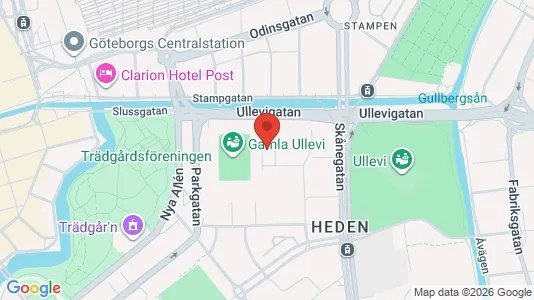 Kontorer til leie i Göteborg Sentrum - kort over placeringen