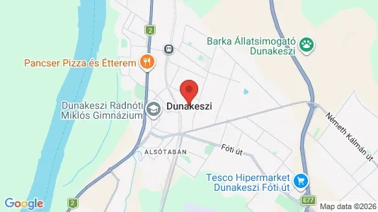 Varastot Vuokrattavana i Dunakeszi - Kuva Google Street Viewstä