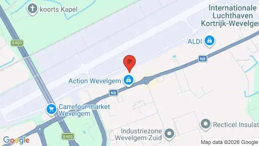 Kontorslokaler för uthyrning i Wevelgem – Foto från Google Street View