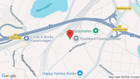 Lagerlokaler til leje i Borås - Foto fra Google Street View