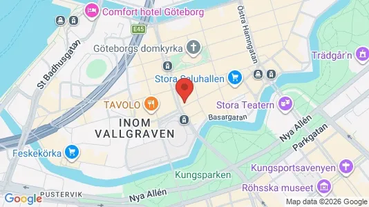 Kontorlokaler til leje i Gøteborg Centrum - Foto fra Google Street View
