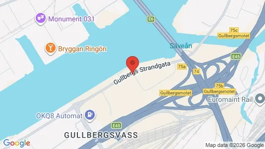 Kontorlokaler til leje i Gøteborg Centrum - Foto fra Google Street View