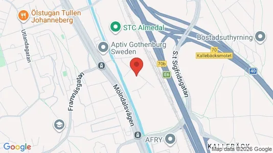 Office spaces for rent i Johanneberg - Photo from Google Street View