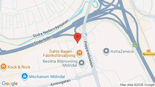 Kontorlokaler til leje i Mölndal - Foto fra Google Street View