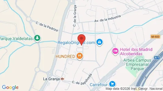 Office spaces for rent i Alcobendas - kort over placeringen
