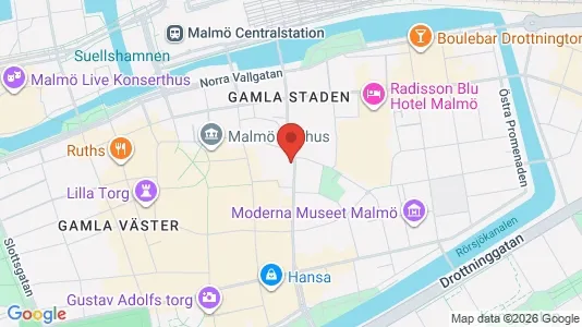 Kontorlokaler til leje i Malmø Centrum - Foto fra Google Street View