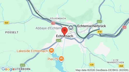 Toimistotilat Vuokrattavana i Echternach - Kuva Google Street Viewstä