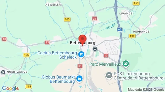 Kontorer til leie i Bettembourg – Bilde fra Google Street View
