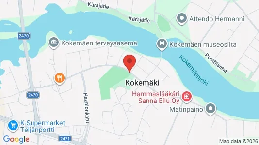 Kontorlokaler til leje i Kokemäki - Foto fra Google Street View