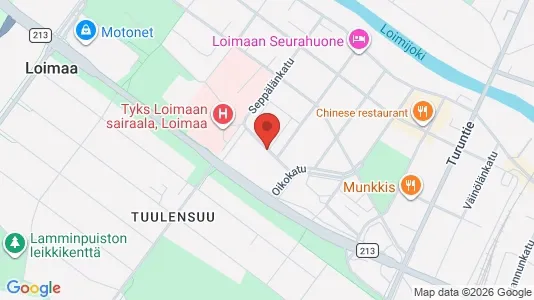 Toimistotilat Vuokrattavana i Loimaa - Kuva Google Street Viewstä