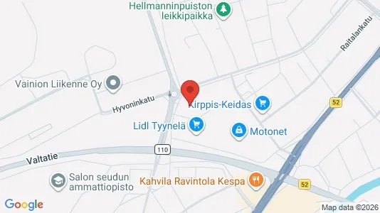 Lokaler til leie i Salo – Bilde fra Google Street View
