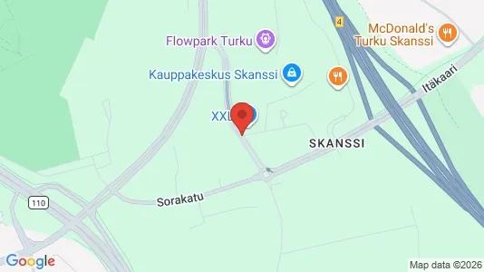 Gewerbeflächen zur Miete i Turku - kort over placeringen
