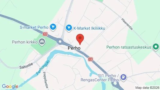 Lokaler til leie i Perho – Bilde fra Google Street View
