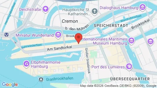 Coworking spaces zur Miete i Hamburg Mitte - kort over placeringen