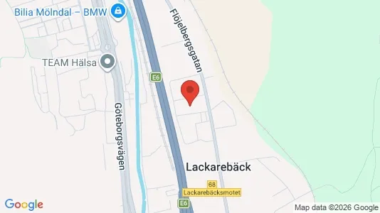 Lagerlokaler för uthyrning i Mölndal – Foto från Google Street View