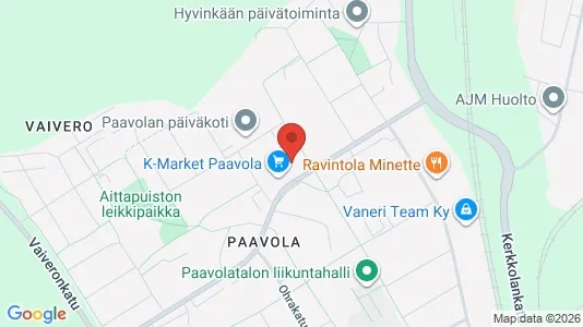 Lokale biurowe Do wynajęcia i Hyvinkää - kort over placeringen