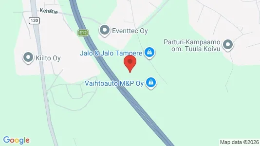 Kantorruimte te huur i Lempäälä - kort over placeringen