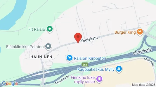 Kontorer til leie i Raisio – Bilde fra Google Street View