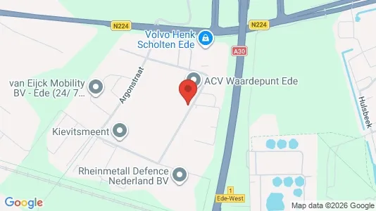 Toimistotilat Vuokrattavana i Ede - Kuva Google Street Viewstä