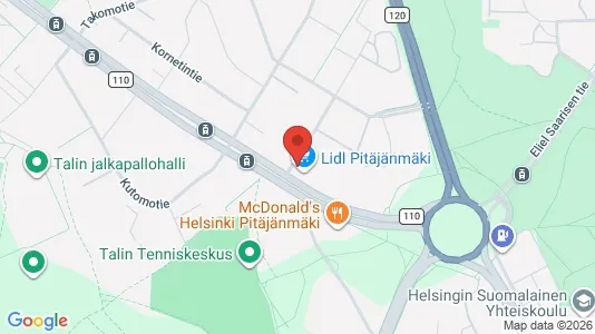 Office spaces for rent i Helsinki Läntinen - kort over placeringen