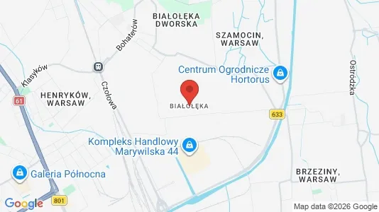 Varastot Vuokrattavana i Varsova Białołęka - Kuva Google Street Viewstä