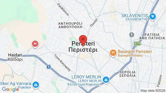Butikklokaler til leie i Peristeri – Bilde fra Google Street View