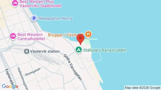 Toimistotilat Vuokrattavana i Västervik - Kuva Google Street Viewstä