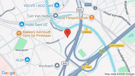 Büros zur Miete i Stad Gent – Foto von Google Street View