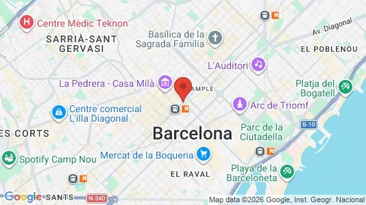 Liikekiinteistöt Myynnissä i Barcelona Eixample - Kuva Google Street Viewstä