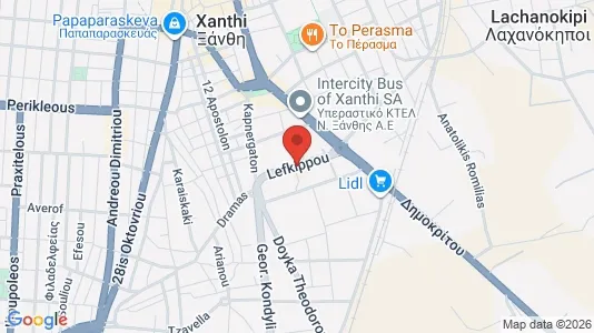 Liikekiinteistöt Vuokrattavana i Avdira - Kuva Google Street Viewstä