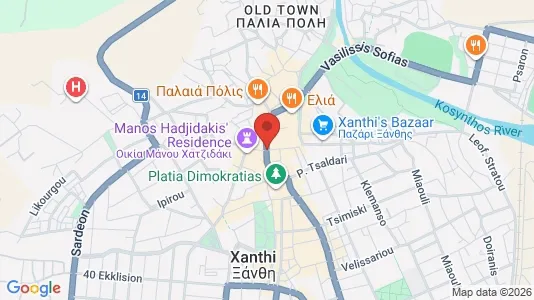 Liikekiinteistöt Vuokrattavana i Xanthi - Kuva Google Street Viewstä
