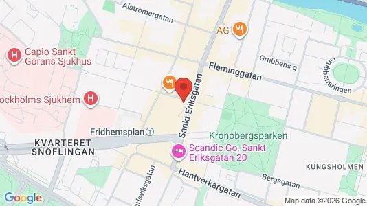 Büros zur Miete i Kungsholmen – Foto von Google Street View