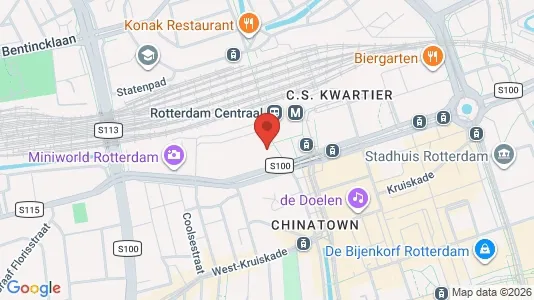 Kontorlokaler til leje i Rotterdam Centrum - Foto fra Google Street View
