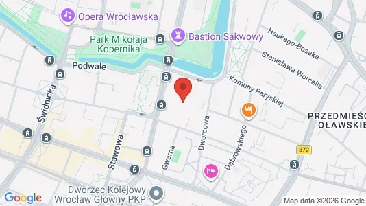 Lokaler til leie i Wrocław – Bilde fra Google Street View