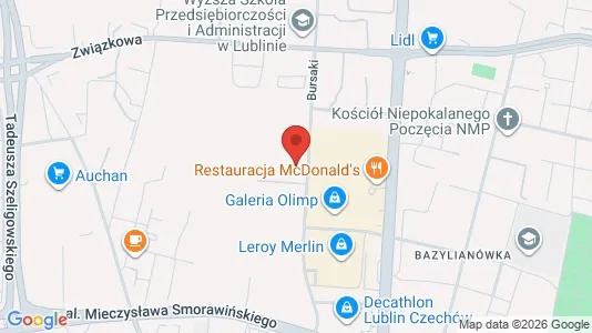 Lokaler til leje i Lublin - Foto fra Google Street View