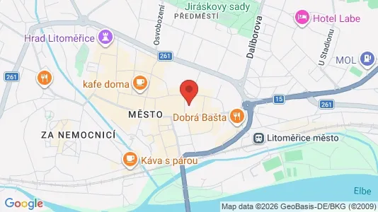 Kontorer til leie i Litoměřice – Bilde fra Google Street View