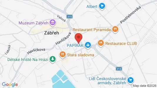 Kontorlokaler til leje i Šumperk - Foto fra Google Street View