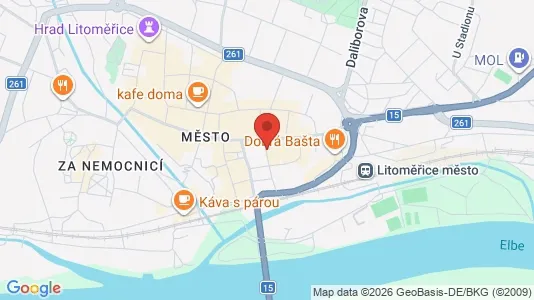 Kontorer til leie i Litoměřice – Bilde fra Google Street View