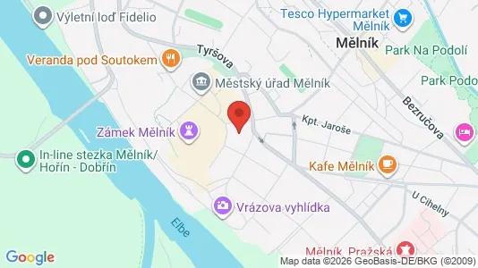 Kantorruimte te huur i Mělník - Foto uit Google Street View