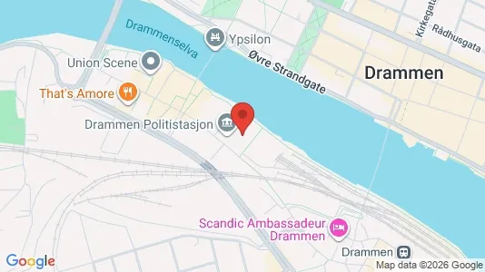 Toimistotilat Vuokrattavana i Drammen - Kuva Google Street Viewstä