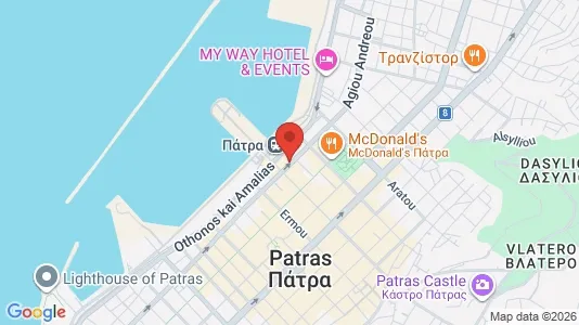 Kontorlokaler til leje i Patras - Foto fra Google Street View